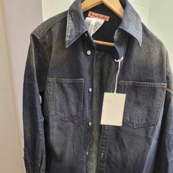 Acne Studios – Unisex denim shirt model Size XXS/S, classic denim - Picture 1 of 7